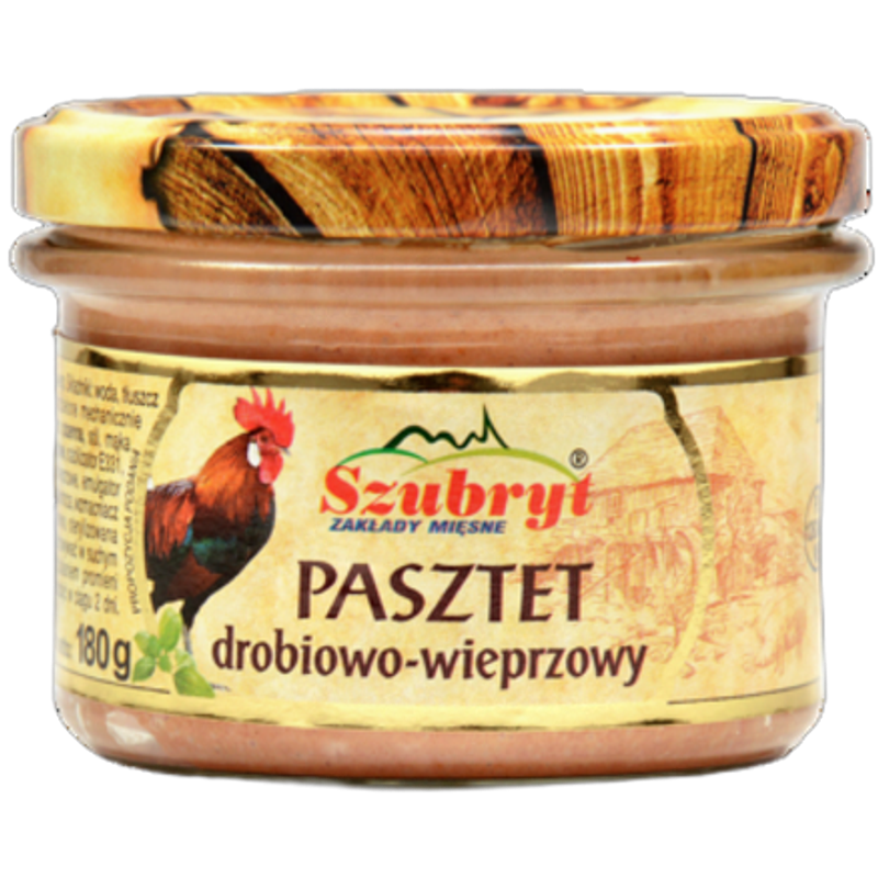 Szubryt Pasztet drobiowo-wieprzowy 180 g